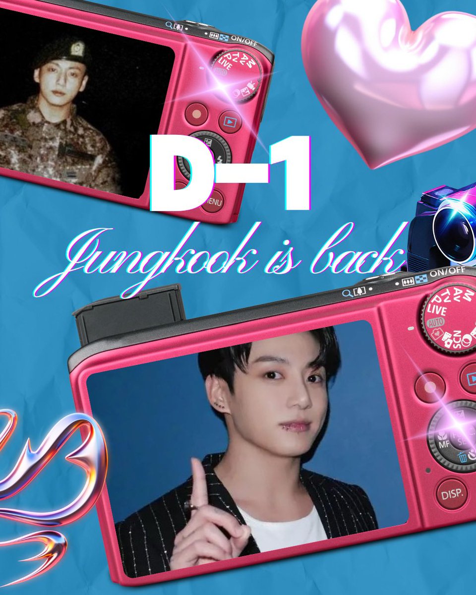 정국 전역 D-1이 지나가고 있습니다!

여러분도 떨리시나요? 같이 기다리면서 도란도란 얘기 나누면 떨리는 마음이 좀 진정될지도 몰라요

오늘밤 자정 12:00AM에 만나요 🤍✨
해시는 정국시 09:01PM에 공지!