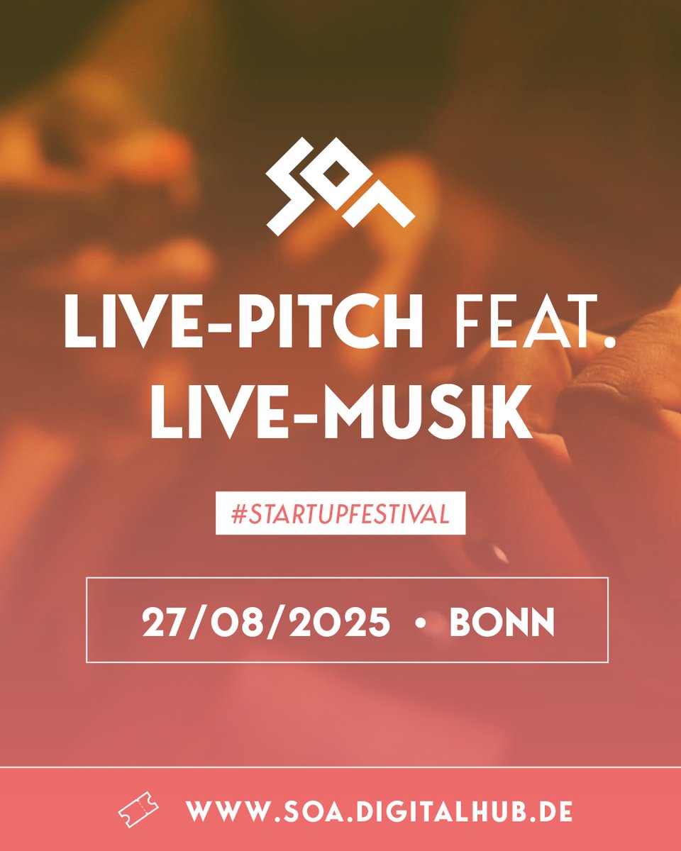 Wen treffen wir Ende August in Bonn? #startup #openair