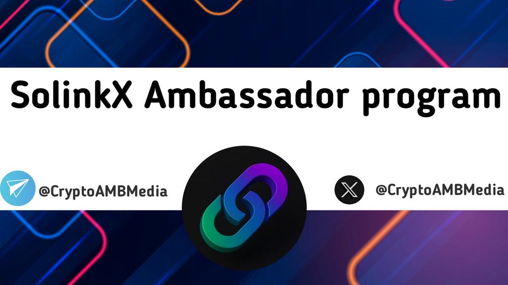 🌍 <a href="/solinkx/">SolinkX</a> Ambassador program 

✅ Create content
✅ Spread awareness
✅ Earn $LINK rewards (airdrop-based)

🌟Following <a href="/jubaraz_h/">Jubaraz Of Web3</a> is mandatory 
✅ Like and retweet this tweet 
✅ Join the telegram to know everything: t.me/CryptoAMBMedia

🔗 Apply Now👇

#Ambassadorprogram