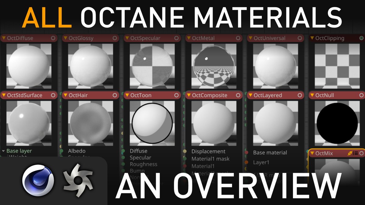 RaphaelRau's tweet image. I just released a new tutorial where I go through all the Octane Materials and show what they are good for: 

youtu.be/vWg_AO3Wpy8

As always, I hope you enjoy!
@OTOY @MaxonVFX #cinema4d #c4d #octanerender