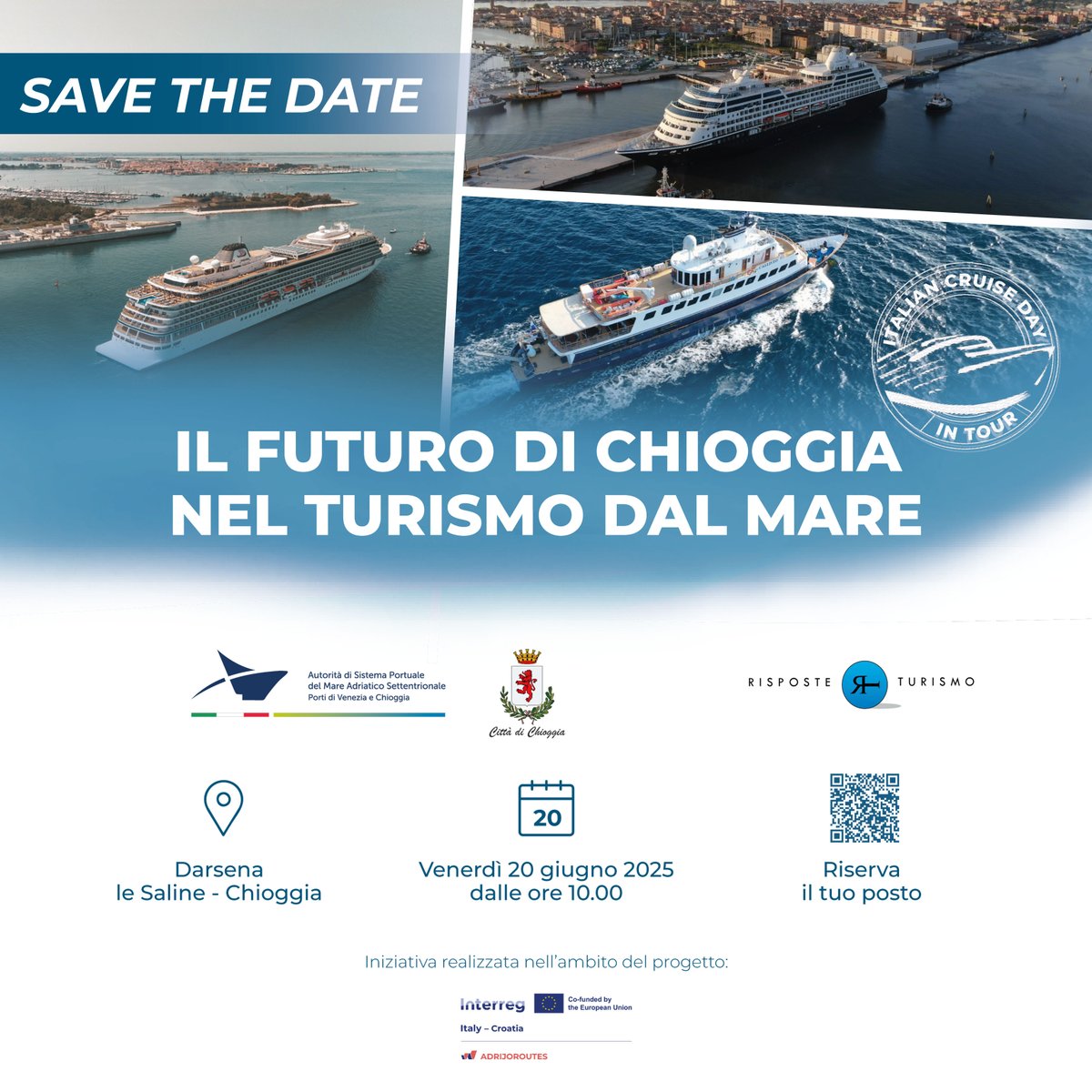 Italian Cruise Day (@italiancruised) on Twitter photo ๐๐ฅ ๐๐ฎ๐ญ๐ฎ๐ซ๐จ ๐๐ข ๐๐ก๐ข๐จ๐ ๐ ๐ข๐ ๐ง๐๐ฅ ๐ญ๐ฎ๐ซ๐ข๐ฌ๐ฆ๐จ ๐๐๐ฅ ๐ฆ๐๐ซ๐
๐๐๐ง๐๐ซ๐๐ขฬ ๐๐ ๐ ๐ข๐ฎ๐ ๐ง๐จ, ๐๐๐ฅ๐ฅ๐ ๐จ๐ซ๐ ๐๐.๐๐, nuovo appuntamento di ๐๐ญ๐๐ฅ๐ข๐๐ง ๐๐ซ๐ฎ๐ข๐ฌ๐ ๐๐๐ฒ ๐ข๐ง ๐ญ๐จ๐ฎ๐ซ ๐ ๐๐ก๐ข๐จ๐ ๐ ๐ข๐.
Riserva il tuo posto ๐risposteturismo.it/italian-cruiseโฆ ๐๐ฅ ๐๐ฎ๐ญ๐ฎ๐ซ๐จ ๐๐ข ๐๐ก๐ข๐จ๐ ๐ ๐ข๐ ๐ง๐๐ฅ ๐ญ๐ฎ๐ซ๐ข๐ฌ๐ฆ๐จ ๐๐๐ฅ ๐ฆ๐๐ซ๐
๐๐๐ง๐๐ซ๐๐ขฬ ๐๐ ๐ ๐ข๐ฎ๐ ๐ง๐จ, ๐๐๐ฅ๐ฅ๐ ๐จ๐ซ๐ ๐๐.๐๐, nuovo appuntamento di ๐๐ญ๐๐ฅ๐ข๐๐ง ๐๐ซ๐ฎ๐ข๐ฌ๐ ๐๐๐ฒ ๐ข๐ง ๐ญ๐จ๐ฎ๐ซ ๐ ๐๐ก๐ข๐จ๐ ๐ ๐ข๐.
Riserva il tuo posto ๐risposteturismo.it/italian-cruiseโฆ
