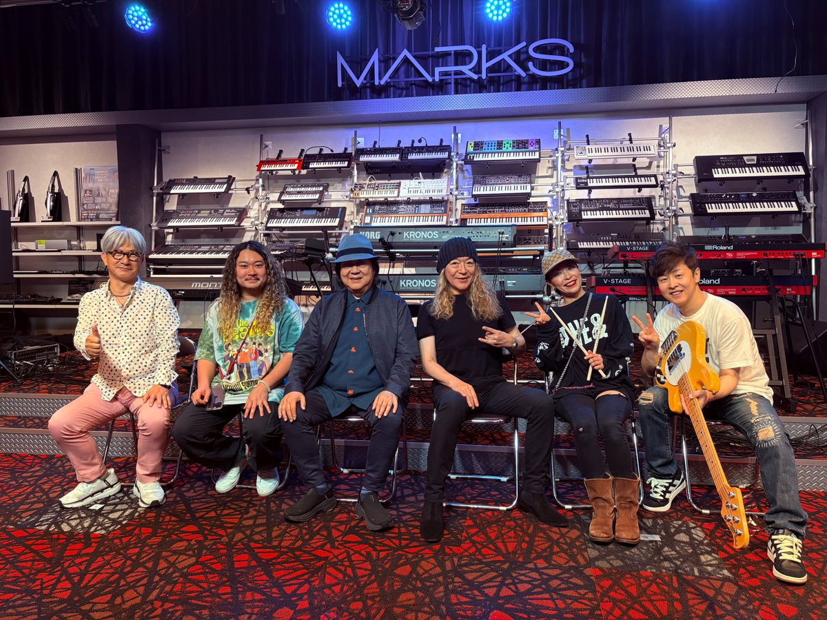 MarksMusicOsaka's tweet image. 6月7日Marks Synth Groove2025、1部、2部とも満員御礼！
ご来場頂きましたお客様、素晴らしいパフォーマンスを
披露してくださいましたミッキー吉野さん、西脇さん、氏家さん、大樋さん、村田さん、SATOKOさん、そしてイベントを支えて頂きましたスタッフの皆様、
ありがとうございました！😄
#Marks