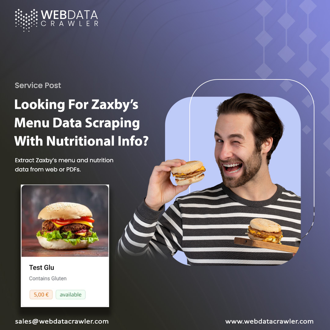 Webdatacrawler's tweet image. 🍗 Want to #monitorZaxby’s delivery performance, #menu, and offers in real time?
🔍 Key insights you can extract:
🔹 #Menuitems &amp;amp; #price variations
🔹 #Discounts, offers &amp;amp; #coupontracking

webdatacrawler.com/zaxbys-food-de…

#FoodTech #ZaxbysData #WebScraping #MenuTracking #UAE #UK #India