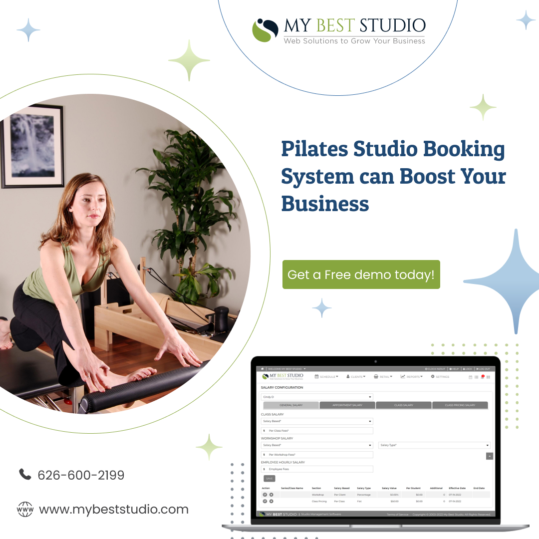 mybeststudio's tweet image. Pilates Studio Booking System can Boost Your Business

24/7 automated online booking, reminders, payments, and more.

Book a free demo today!
Contact at: mybeststudio.com/studio-managem…
Call: 626-600-2199

#pilatesstudiosoftware
#pilatesbookingsystem
#pilatessoftware
#yogastudiosoftware