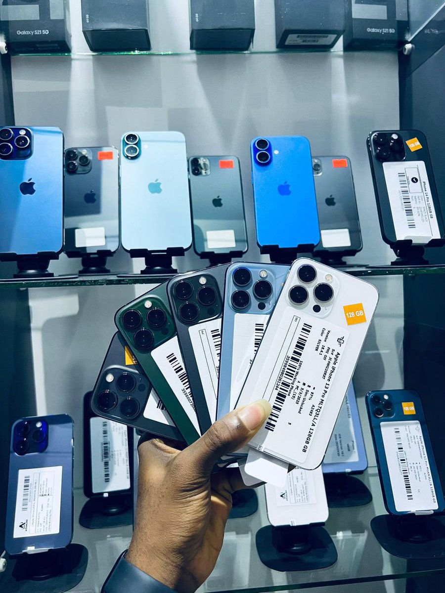 Frame 1: Uk used 11 64gb 335k / 128gb 380k
Frame 2: Open box 16e 128gb 850k!
Frame 3: Brand new 16pro 128gb 1.7m!
Frame 4: Uk used 13pro 128gb 670k and 256gb 730k!

📍:Garrison, port harcourt
☎️:kindly send a dm or text on WhatsApp 09053071482