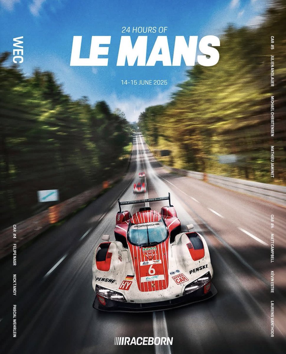 Porsche Motor Racing (@racing_porsche) on Twitter photo #LeMans24 #WEC #PorscheOnTrack 2025
#PorscheMotorRacing🔴🟡🔵⚫️
📸 courtesy of <a href="/PorscheRaces/">Porsche Motorsport</a> #LeMans24 #WEC #PorscheOnTrack 2025
#PorscheMotorRacing🔴🟡🔵⚫️
📸 courtesy of <a href="/PorscheRaces/">Porsche Motorsport</a>