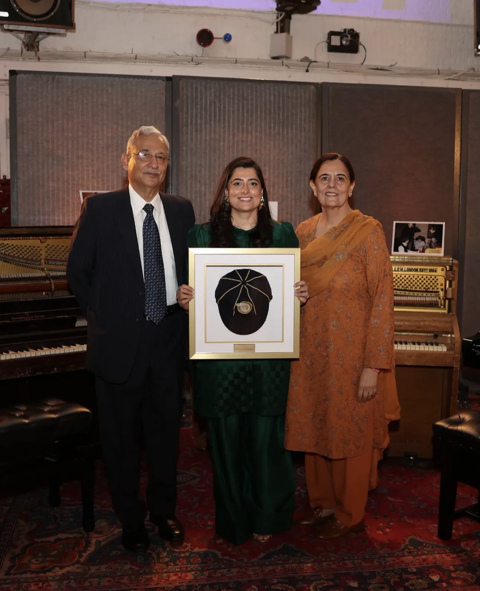 This photo is for every parent who believes in their daughter's dreams - and especially for those who still need to. Behind every strong woman are parents who stood by her with love, belief, and courage. Huge congratulations to Sana and Uncle and Auntie on this historic moment -