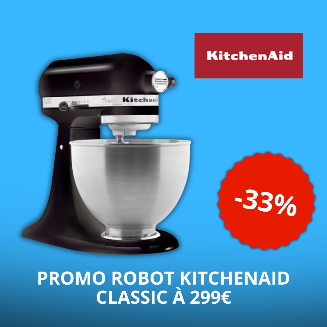 L'incontournable KitchenAid Classic proposé en promo à 299€ 🔥 Toutes les infos ici : argentdubeurre.com/bons-plans/mai…

#BonPlan #promo #promotions