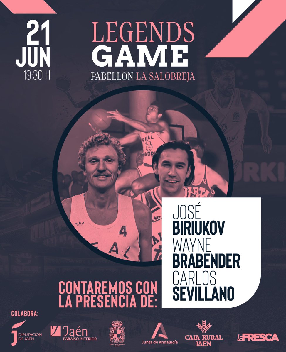 🎖️¡Ya tenemos confirmados los embajadores Leyendas del Real Madrid que nos acompañarán!🏅

👏José Biriukov, Wayne Brabender y Carlos Sevillano estarán con nosotros el próximo 21 de Junio!👏

¿Has sacado ya tu entrada?

¡No te lo puedes perder!