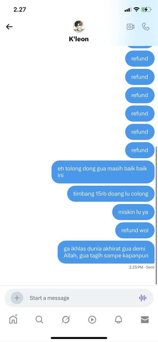 anxiwous's tweet photo. @leonssnn refund dong duit gue, gembel bgt 15rb dicolong #zonajajan #zonaba #zonauang bantu up dong. ini wa sama akun gue yg satu lagi diblokir sm dia https://t.co/39I4LrvlRp