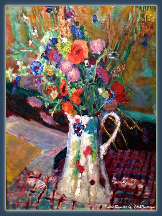 Pİerre Bonnard, "Bouquet of Wild Flowers", 1923, Albert Andre Museum/France.