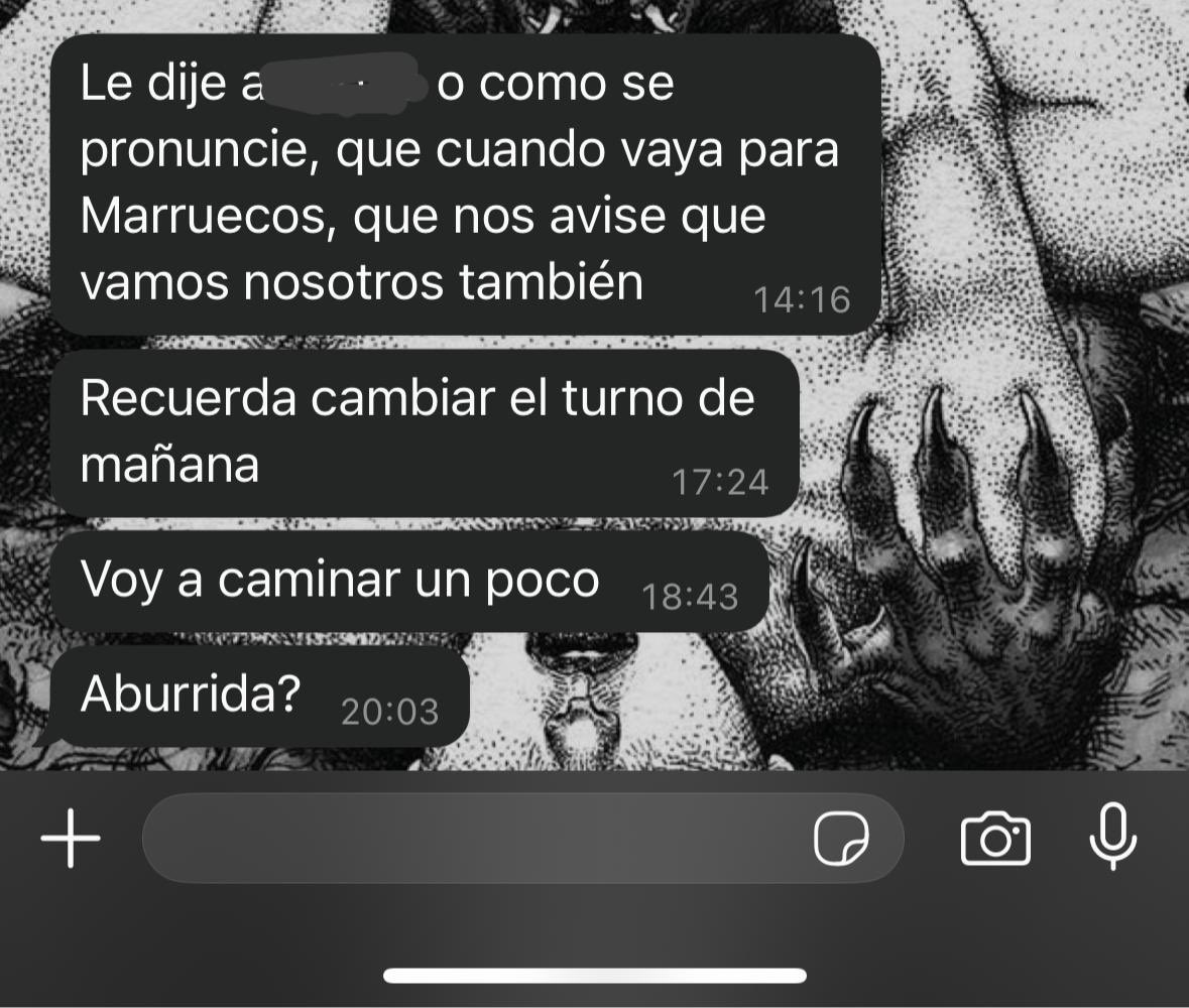 mama creo que la que se aburre eres tú eh
