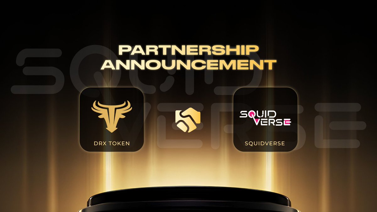 DRX 🤝 <a href="/Squid_Verse/">SquidVerse</a> – Partnership Announcement!

We’re joining forces with SquidVerse - the Meme x GameFi battleground built on Telegram!
From survival games to token battles, it's Web3 fun with real stakes.

➡️ Follow <a href="/DrxToken/">DRX Token</a> for more updates!