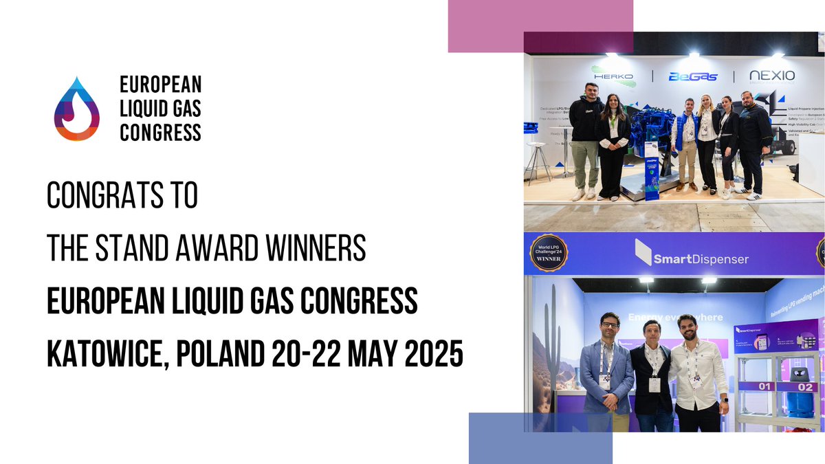 elgc_news's tweet image. Our exhibitors were recognised with The Stand Awards, showcasing how we drive the future of the liquid gas sector:

🔷 Raw Space: @Begasmotor - Honoured for a fully self-built stand, BeGas impressed with bold creativity and innovation. Their 100% BioAutogas engines are powering…