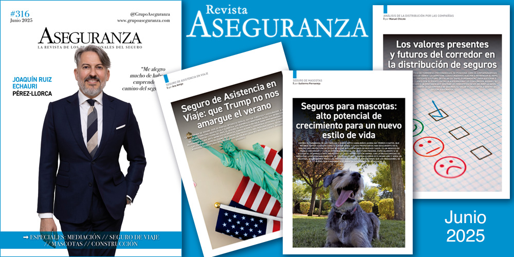 📢 ¡Ya está aquí #Aseguranza de junio!
🗣️ #Entrevista con Joaquín Ruiz Echauri (Pérez-Llorca)
📌 #Reportajes sobre #Distribución, #Asistencia en #Viaje 🌍, #Mascotas 🐾 y #Construcción 🏗️
¡No te lo pierdas! 👉 grupoaseguranza.com/version-digita…
#Seguros #Mediación