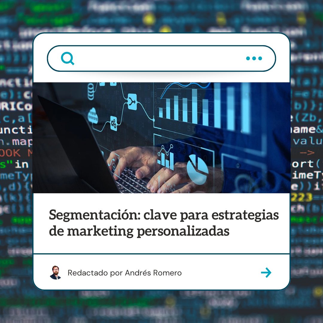 🎯 Personalizar o no personalizar… esa ya no es la cuestión.

🧲 Hoy, si quieres que tu marca turística conecte de verdad, el camino pasa por entender a tu cliente y hablarle de tú a tú.

CC <a href="/andresturiweb/">Andrés Romero</a> 
#segmentacion #marketingturistico

Saber +: asiri.es/estrategias-de…