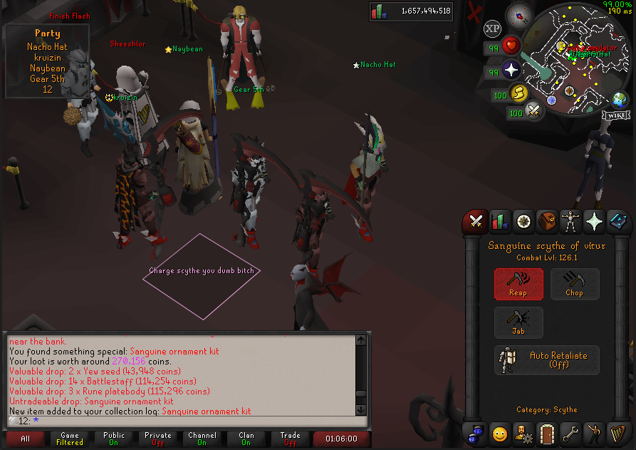 Sanguine ornament kit 127 KC