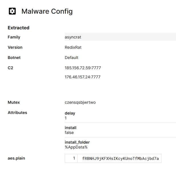 JAMESWT_WT's tweet photo. #FakeCaptcha #booking 
👇
ferramentarontini.]com/booking/?93698625 
👇
bookpartcen.]com
👇
capforbein.]com
👇
humacep.]com
informahot.]com
/gtrn975/bryjf.exe
👇
⛔️#AsyncRat C2
185.156.72.]59:7777
176.46.157.]24:7777

Samples
https://t.co/ub7KAT9s76

@k3dg3 @500mk500 @skocherhan https://t.co/tnvpOGfJjE