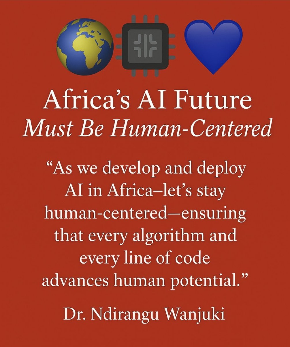 AI is a powerful tool. But like all tools, its value depends on how we use it.
In Africa—and everywhere—we need to build AI around people, not just code.

That means real-world outcomes: better health, better education, better lives.

Every line of code should advance human