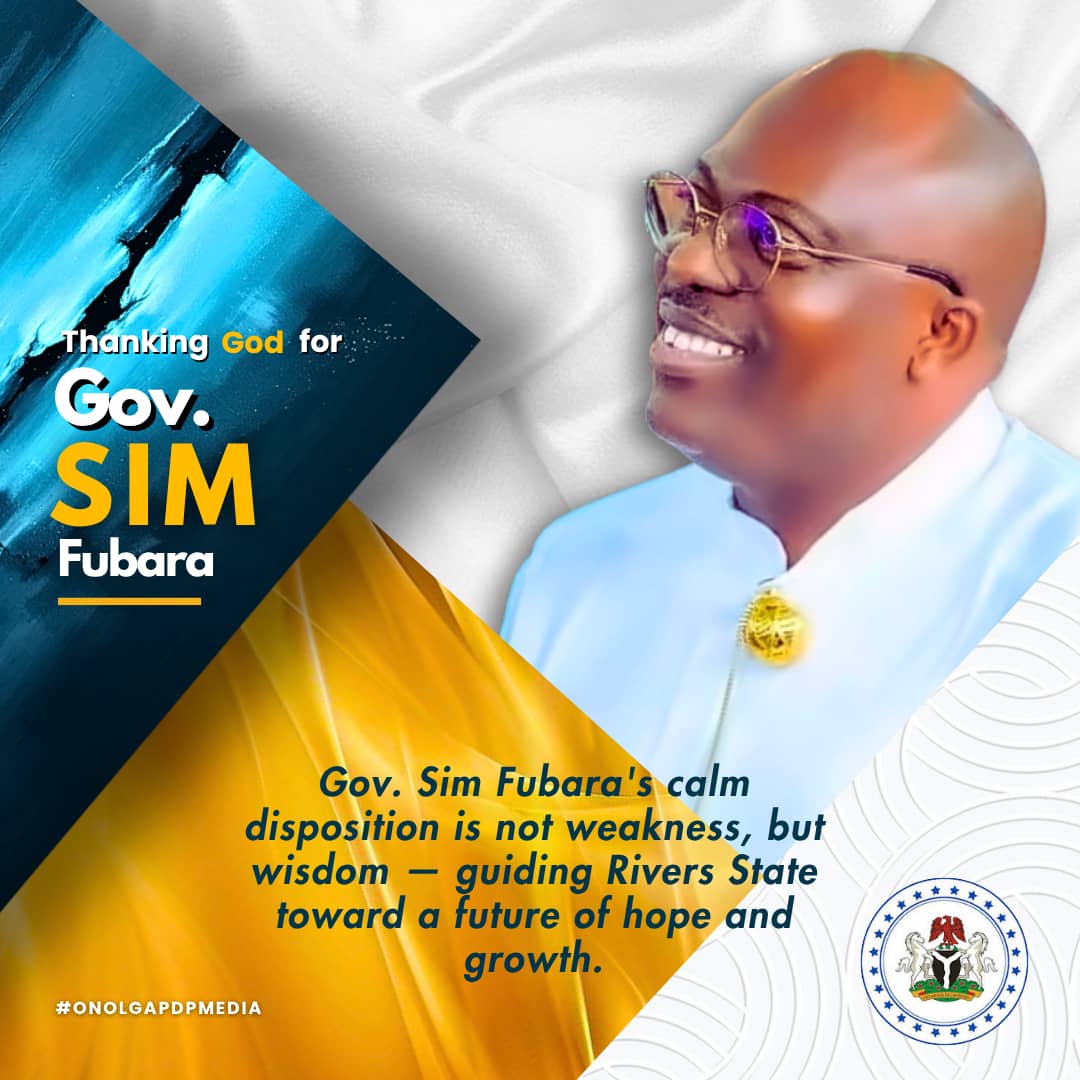 Jmartinsijere's tweet image. Steady in purpose..

Strong in vision,

Gov. Sim Fubara  leads with wisdom, not noise. 

A new era of hope and growth for Rivers State has begun.

 #LeadershipWithGrace #RiversOfPossibilities
#RiversFirst