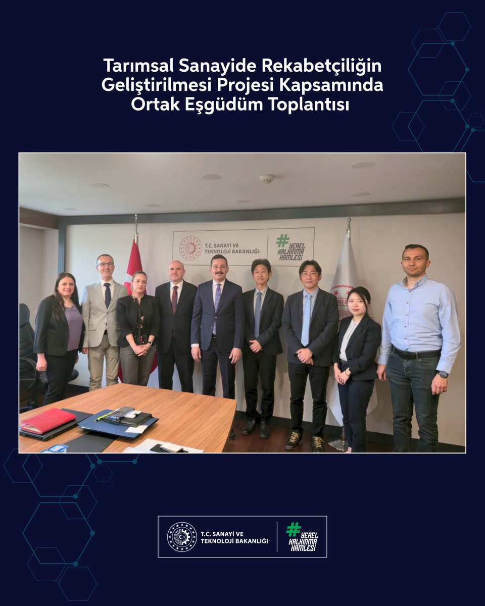 Genel Müdürlüğümüz ile Doğu Akdeniz, Fırat, İpekyolu ve Karacadağ Kalkınma Ajanslarımızın koordinasyonunda; Japonya Uluslararası İşbirliği Ajansı (JICA) iş birliğiyle yürütülen Tarımsal Sanayide Rekabetçiliğin Geliştirilmesi Projesi kapsamında Ortak Eşgüdüm Toplantısı