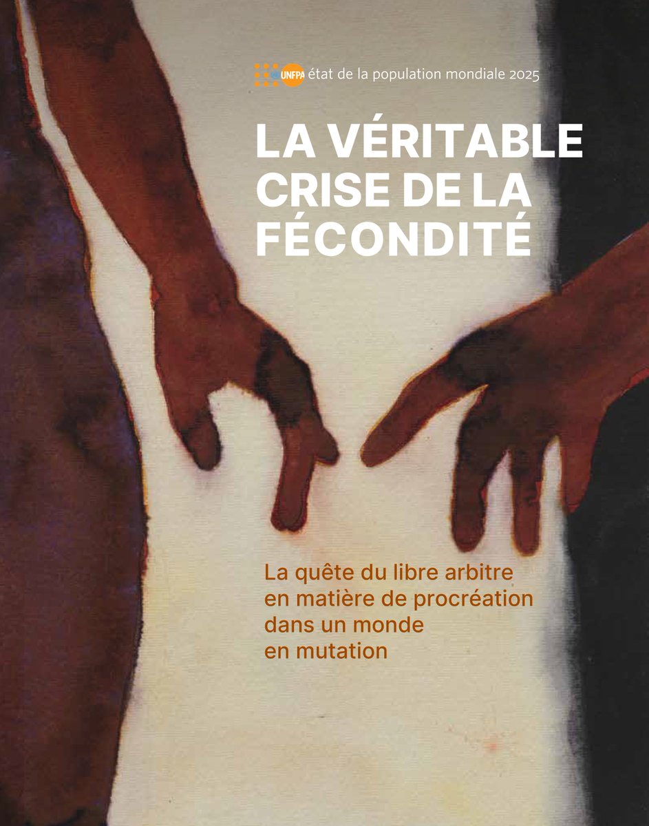 unfpa_benin's tweet photo. 🚨Le nouveau Rapport sur l'Etat de la Population Mondiale 2025 de #UNFPA est disponible! 

Des progrès ont été fait, mais la véritable crise de fertilité persiste. Des millions de femmes ne peuvent pas avoir le nombre d'enfants qu'elles souhaitent... 

#Swop2025
#WomenHealth https://t.co/QMhcIXqYLj