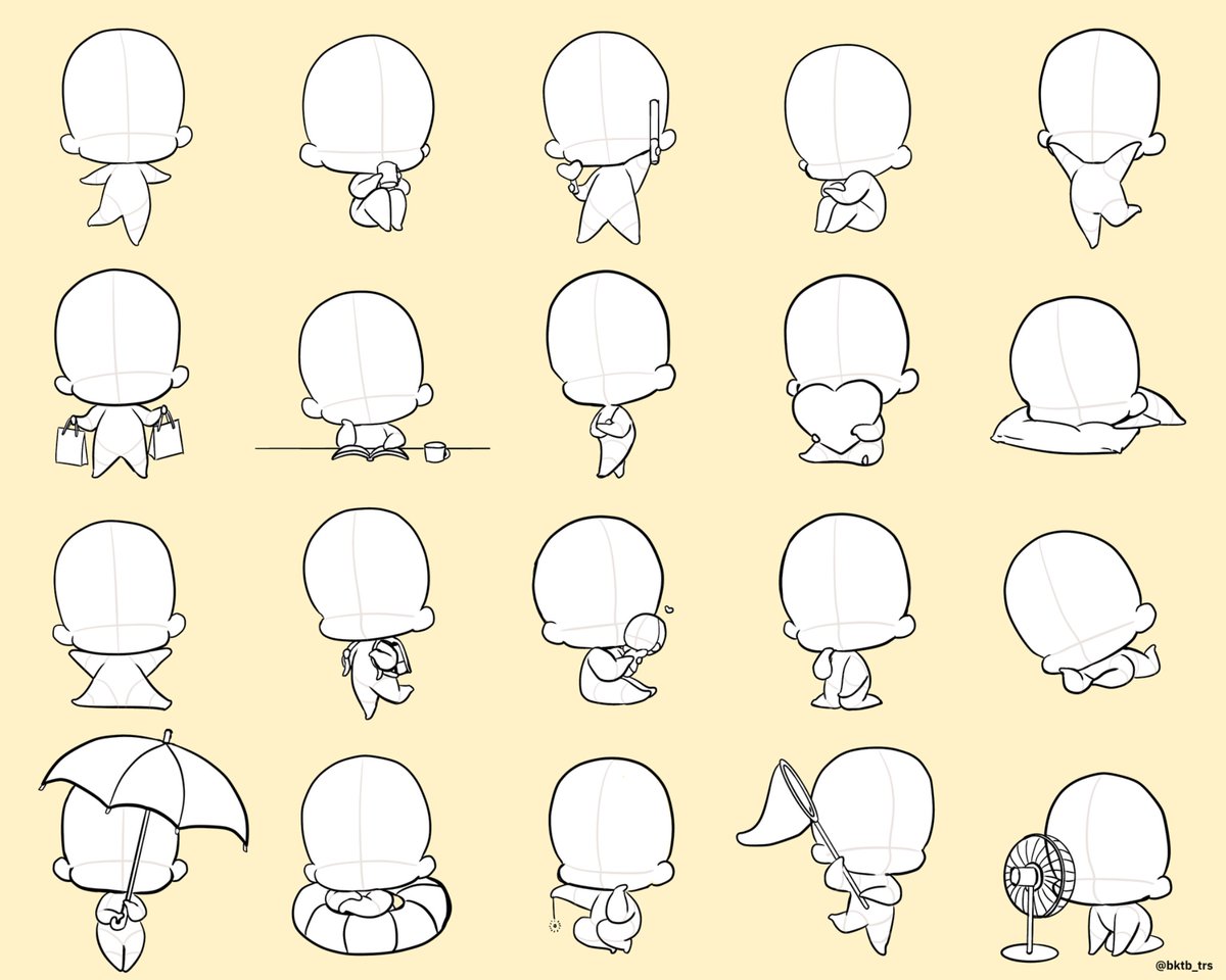 bktb_trs's tweet image. ちまっとしたトレス素材