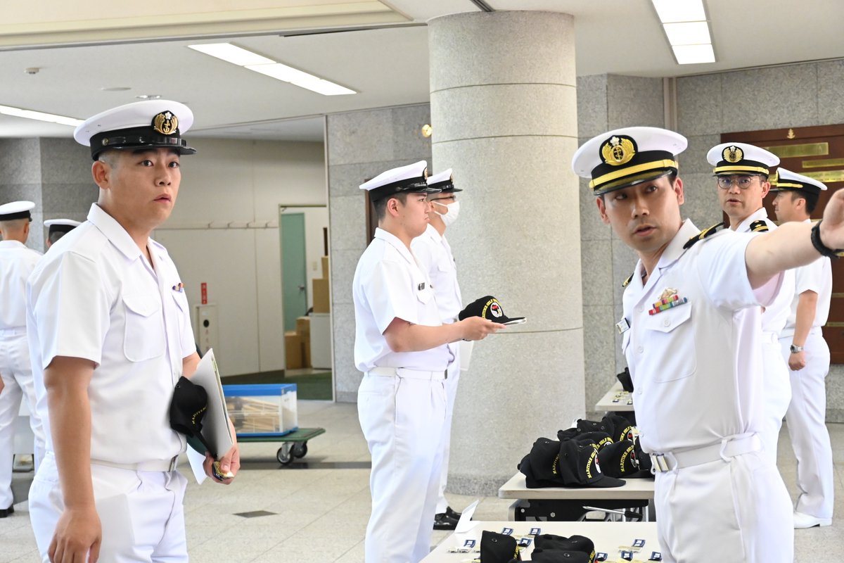 6月4日、第59期一般幹部候補生課程（部内課程）の学生たちが緊張の