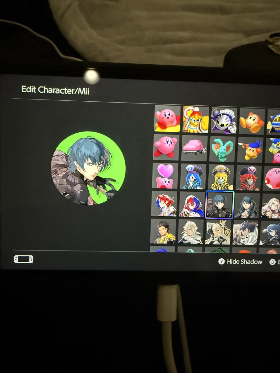 just got a Switch 2 and realized they added Byleth to the default icons list… SINCE WHEN?!?!