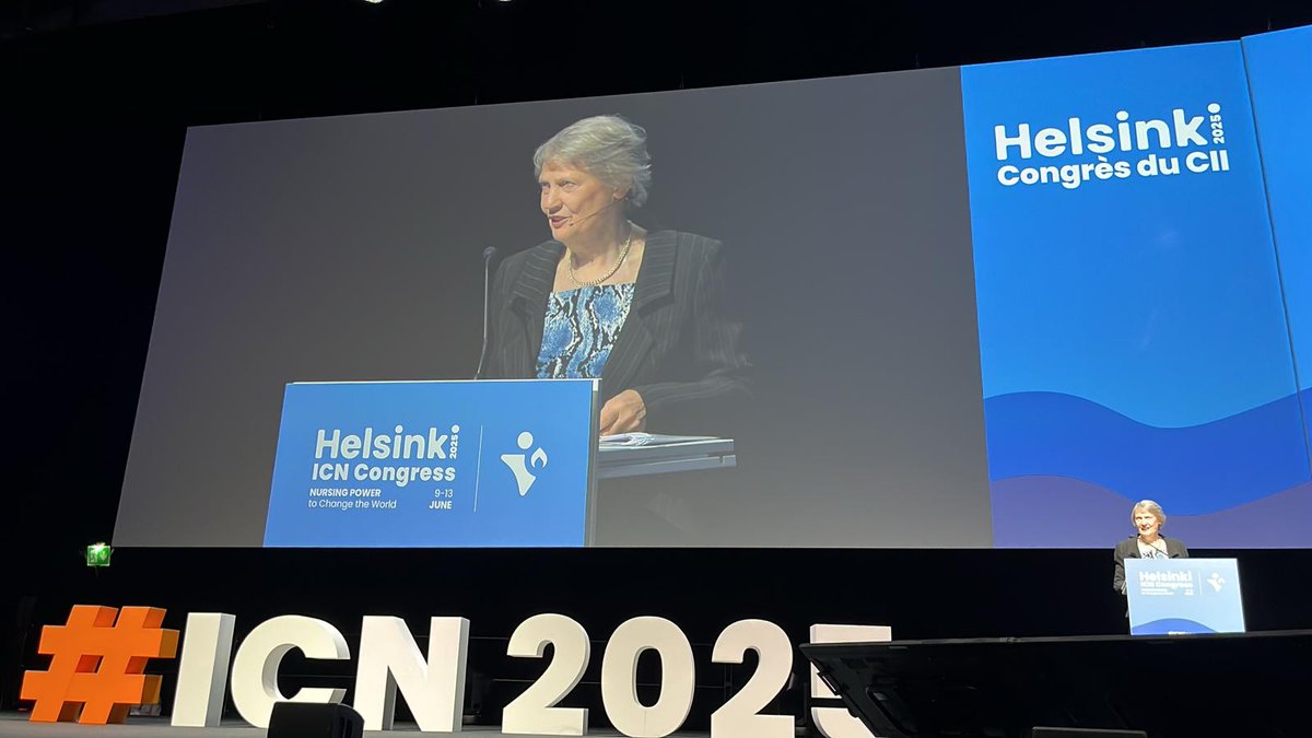ICN (@icnurses) on Twitter photo At the Leadership Plenary Session, former Prime Minister of #NewZealand <a href="/HelenClarkNZ/">Helen Clark</a>: “I salute and support the leadership of #nursing and the critical roles the profession plays. #Nurses have high moral authority and we count on #nurseleadership voice in this endeavour.” At the Leadership Plenary Session, former Prime Minister of #NewZealand <a href="/HelenClarkNZ/">Helen Clark</a>: “I salute and support the leadership of #nursing and the critical roles the profession plays. #Nurses have high moral authority and we count on #nurseleadership voice in this endeavour.”