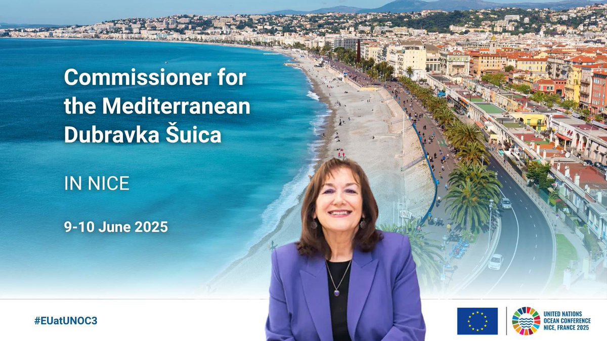 🌊 Today, <a href="/IEMed_/">IEMed</a> takes part in the #UNOC3 Mediterranean Day!

<a href="/LSleibi/">Abdullatif Sleibi</a> &amp; <a href="/LorenaStMartini/">Lorena Stella Martini</a> from the @euromeso EuroMed Young Researchers Lab are engaging in a dialogue with 🇪🇺 EU Commissioner <a href="/dubravkasuica/">Dubravka Šuica</a> on the future Pact for the Mediterranean.