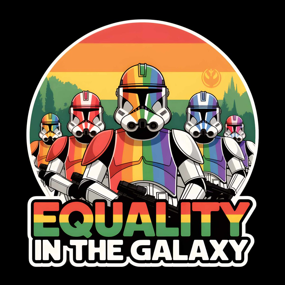 Big shout out to our own Shadowsister for creating these amazing pride designs.

TX46461 also designed our current Pride logo that we use on all our social feeds for Pride month.

#BadGuysDoingGood #501stIreland #501stlegion