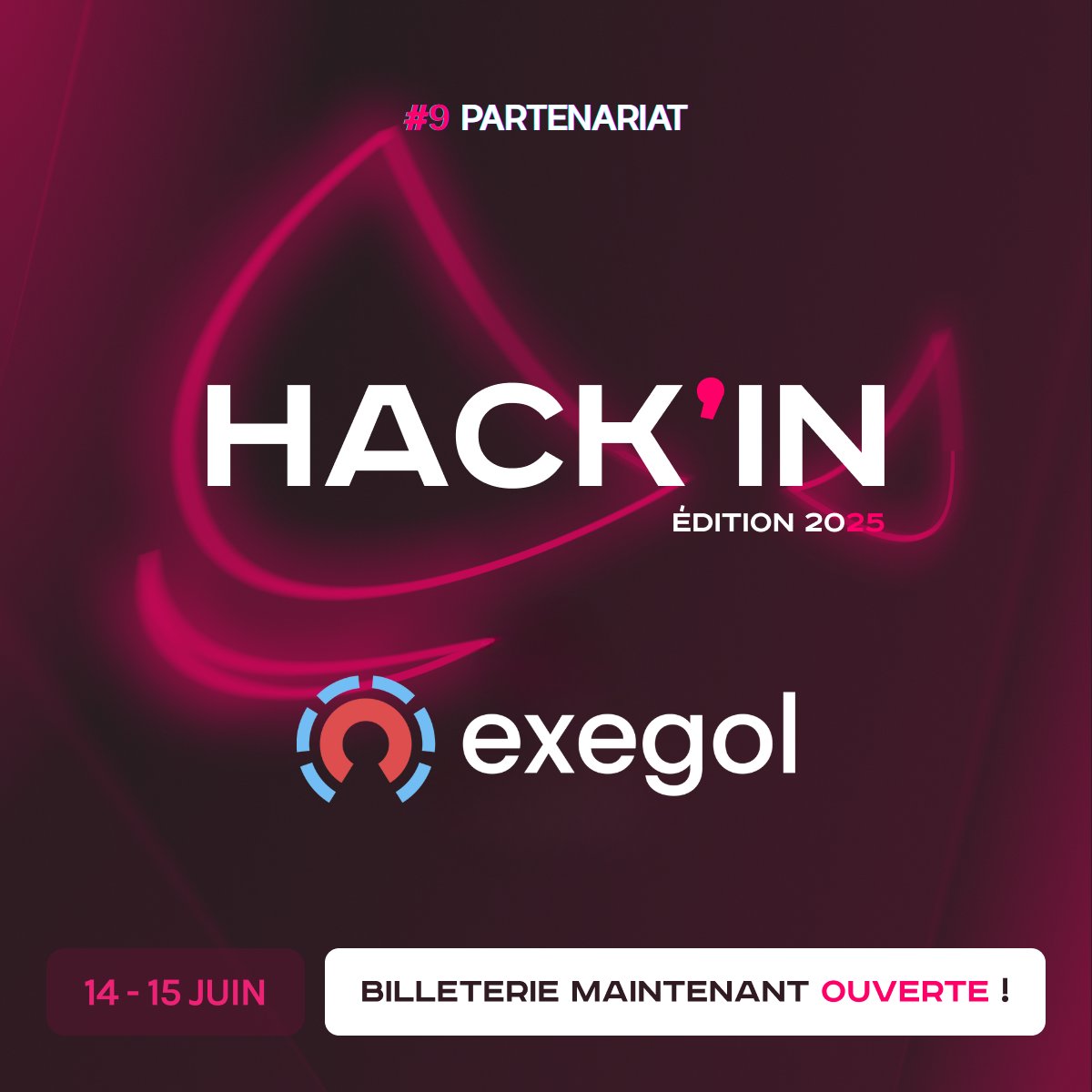 🔥<a href="/exegogol/">Exegol</a> x Hack'In - Nouveau partenariat !

Exegol : votre environnement de cybersécurité tout-en-un. Images Docker préconfigurées, interface Python et ressources hors ligne. Conçu par des hackers, pour des hackers.

Merci a <a href="/exegogol/">Exegol</a> pour la force !