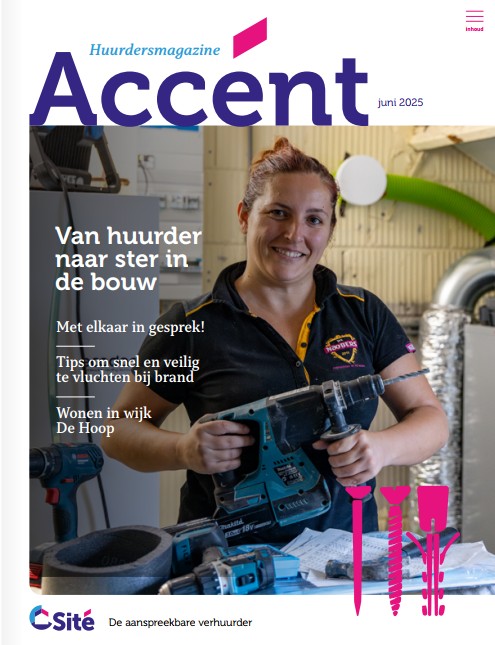 𝗛𝗲𝘁 𝗵𝘂𝘂𝗿𝗱𝗲𝗿𝘀𝗺𝗮𝗴𝗮𝘇𝗶𝗻𝗲 𝗶𝘀 𝘄𝗲𝗲𝗿 𝘂𝗶𝘁!
De Accent valt vanaf deze week bij onze huurders op de deurmat. Of lees het magazine online via bit.ly/4jBLx9b.