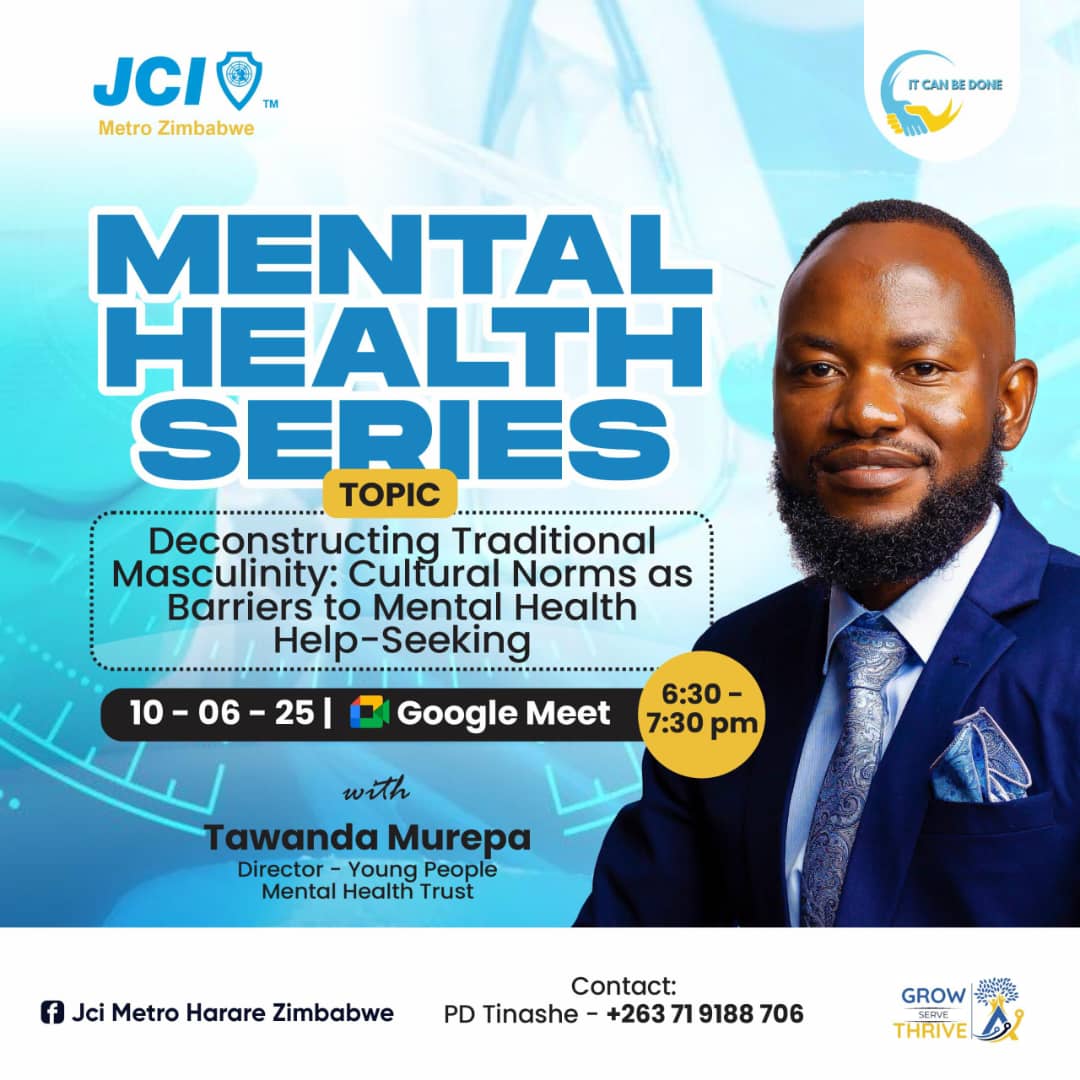 📢 You’re Invited
June is Men's Mental Health Awareness Month &amp; I am happy to be presenting on subject tonight. This conversation will unpack how cultural expectations placed on men affect their mental health and discourage help-seeking — &amp; what we can do to change that.