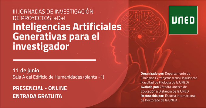 arText 💻✍️| Sistema de ayuda a la redacción (@sistema_artext) on Twitter photo 📢 Mañana 11/06 se celebran las III Jornadas de Investigación de Proyectos I+D+i del <a href="/DepExtranjeras/">Departamento de Filologías Extranjeras UNED</a> (<a href="/uned_filologia/">UNED_Filología</a>). Allí presentaremos #EUPlainTech, nuestro proyecto #GeneraciónDelConocimiento (<a href="/CienciaGob/">Ministerio de Ciencia, Innovación y Universidades</a>, <a href="/AgEInves/">Agencia Estatal de Investigación</a>).
🔗 blogs.uned.es/filologiasextr…
📺
canal.uned.es/live/event/67c… 📢 Mañana 11/06 se celebran las III Jornadas de Investigación de Proyectos I+D+i del <a href="/DepExtranjeras/">Departamento de Filologías Extranjeras UNED</a> (<a href="/uned_filologia/">UNED_Filología</a>). Allí presentaremos #EUPlainTech, nuestro proyecto #GeneraciónDelConocimiento (<a href="/CienciaGob/">Ministerio de Ciencia, Innovación y Universidades</a>, <a href="/AgEInves/">Agencia Estatal de Investigación</a>).
🔗 blogs.uned.es/filologiasextr…
📺
canal.uned.es/live/event/67c…