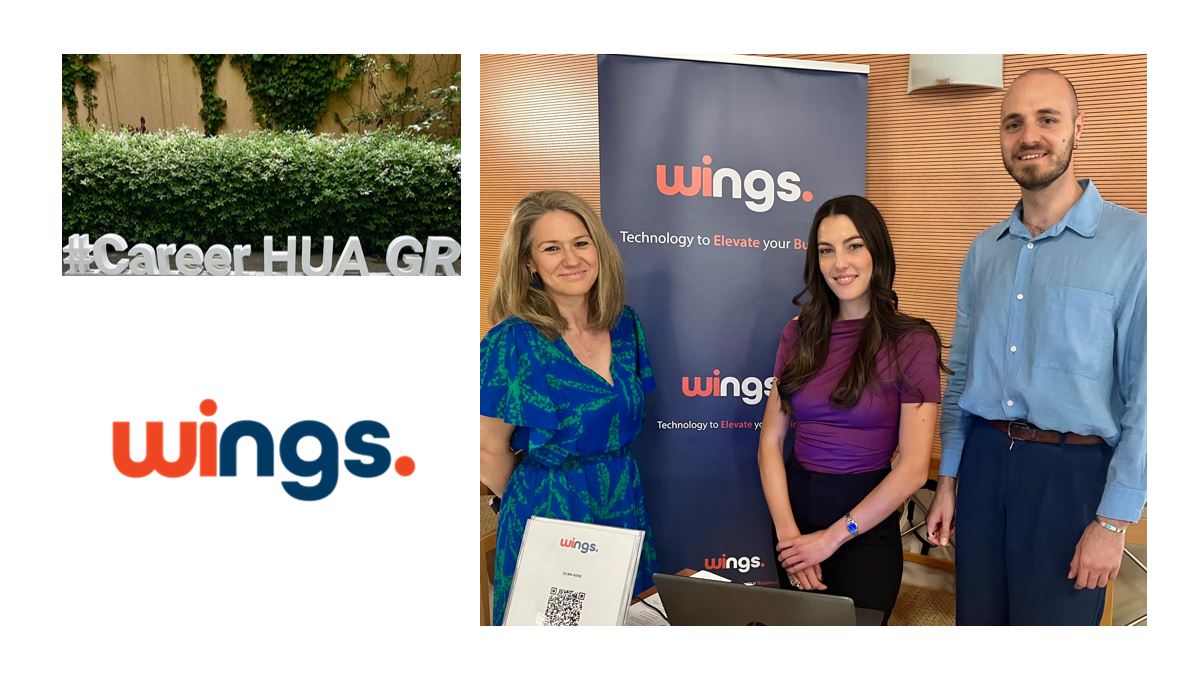 WINGS ICT Solutions had the opportunity to participate in the Career Days 2025 at Harokopio University. It was a valuable experience connecting with motivated students and graduates eager to shape their future in technology and innovation.

#CareerDaysHUA2025