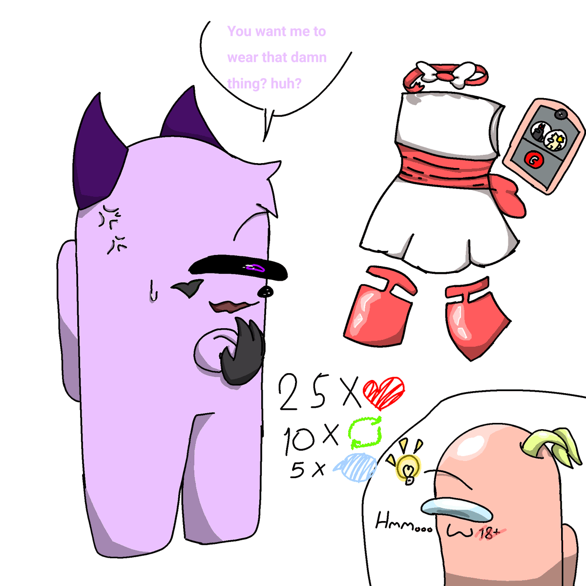 peach62315's tweet photo. ? /3 things are getting weird :D https://t.co/dEJYF4ndBo