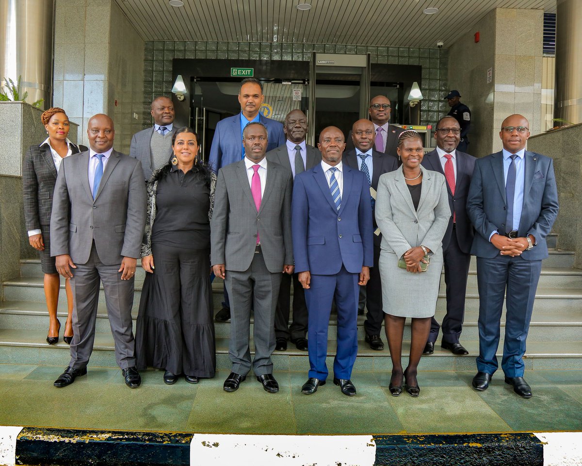 Strong partnerships in action! 
AIBK board, led by Chairman John K. Arap Lagat, had a fruitful courtesy visit with the Commissioner of Insurance &amp; <a href="/ira_kenya/">IRA Kenya</a> CEO Godfrey Kiptum. Committed to a robust Kenyan insurance industry serving Kenyans. #insurancebrokers