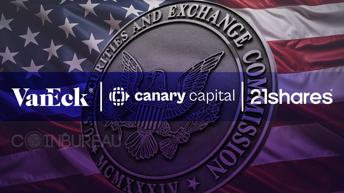 🚨SEC FAVORING BIG PLAYERS?

VanEck, 21Shares &amp; Canary Capital urge the SEC to reinstate first-to-file for ETPs — saying the current simultaneous approvals kill innovation and undermines fair competition.

Should the SEC go back to first-to-file? 👇