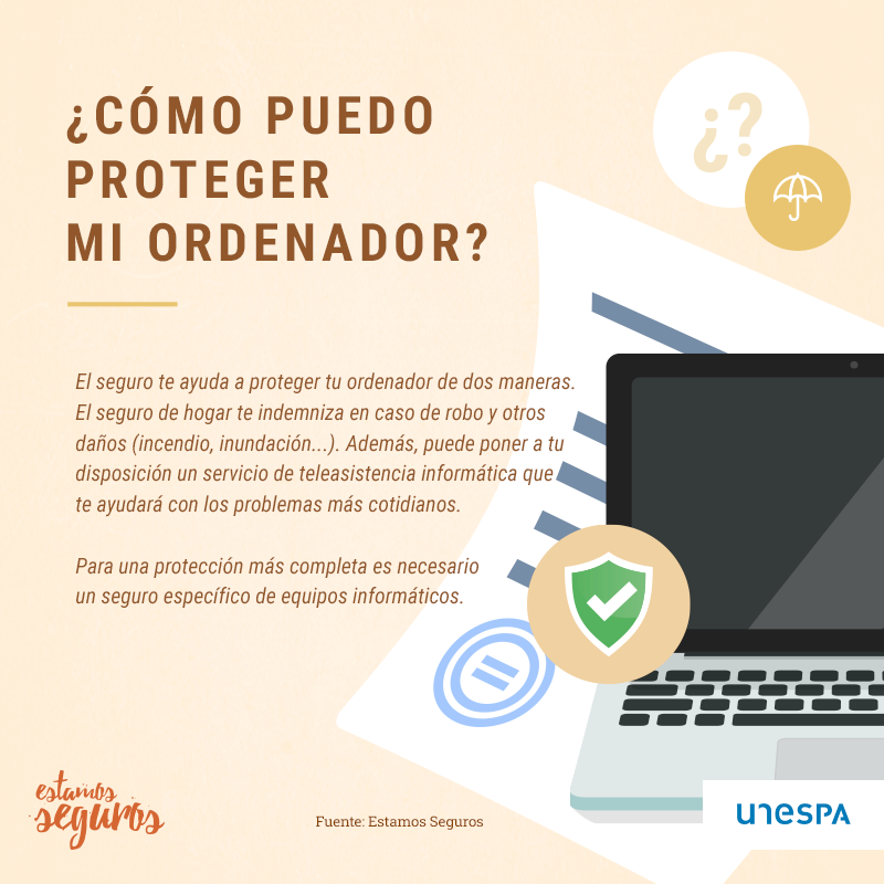 Los ordenadores y equipos informáticos se pueden proteger de dos formas: a través del seguro de hogar o adquiriendo un seguro específico para el equipo. 🔗 grupomutua.info/protegetuorden…

<a href="/EstamosSeguros_/">Estamos Seguros</a> explica la diferencia.