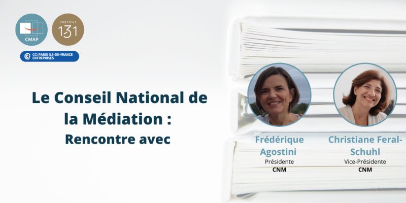 #MARDis du CMAP - Le Conseil National de la Médiation 

🗓️ Mercredi 18 juin 2025
🕣 De 8h30 à 10h30
📍 CMAP – 39 avenue Franklin D. Roosevelt, Paris 8e

👉 Inscription : evenium.events/dx61cug0
