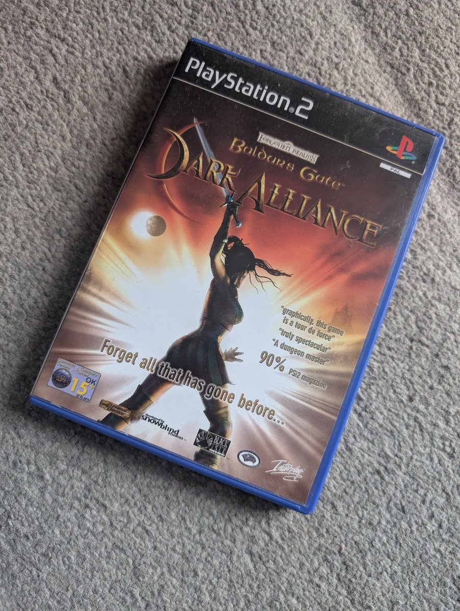 Gonna be streaming some Baldurs Gate: Dark Alliance tonight, not one I've played before but always heard good things, so quite excited for it!
