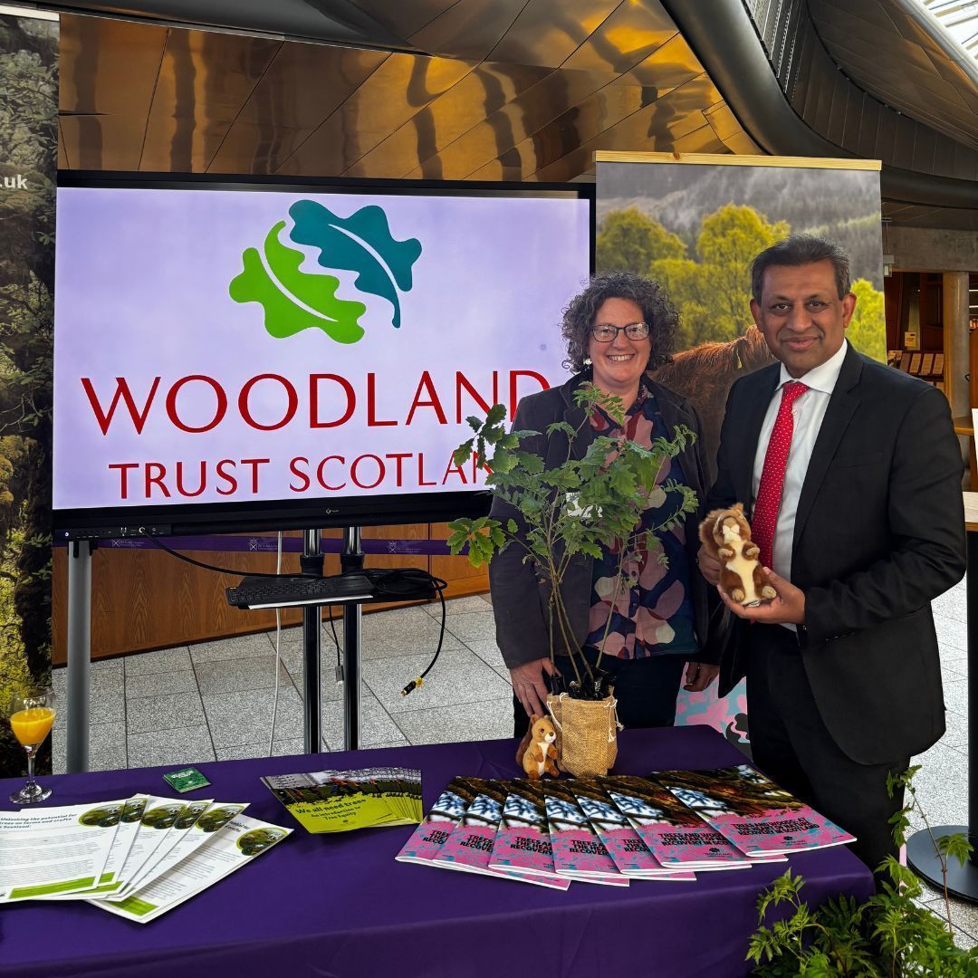 It was a pleasure meeting with the Woodland Trust last week to hear about their vital work restoring Scotland’s native woodlands and reconnecting communities with nature. 🌱 
#scotsparl #workingforyou