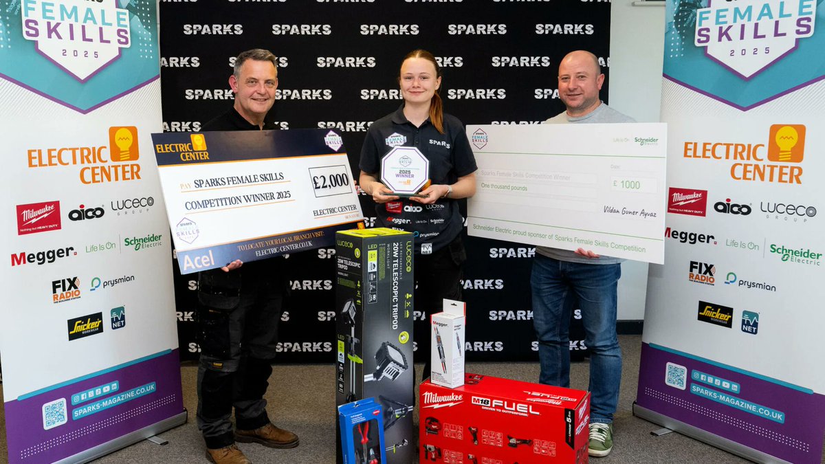 Our Apprentice Electrician Gracie won the 2025 SPARKS Female Skills Competition!

She competed against six finalists in tests that demonstrate contestants' technical abilities, problem solving skills and industry knowledge.

By 2026 Gracie will be a fully qualified electrician 👏