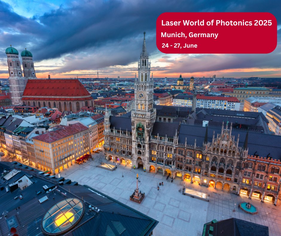Get ready, Munich!  

We're thrilled to announce that our CEO, Roger, and Product Manager, Maria, will be joining Hamamatsu on booth from June 24-27 at Laser World of Photonics.