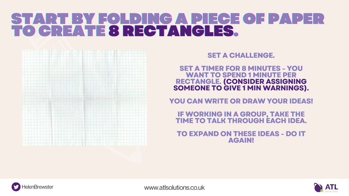 🌟 Need tons of fresh ideas ASAP? Here's a fun and speedy way to spark creativity! Crazy Eights is a super-fast, generative activity that gets your colleagues brainstorming outside the box for any problem you're tackling! Give it a whirl! 😄🚀 #CreativityBoost #ThinkOutsideTheBox