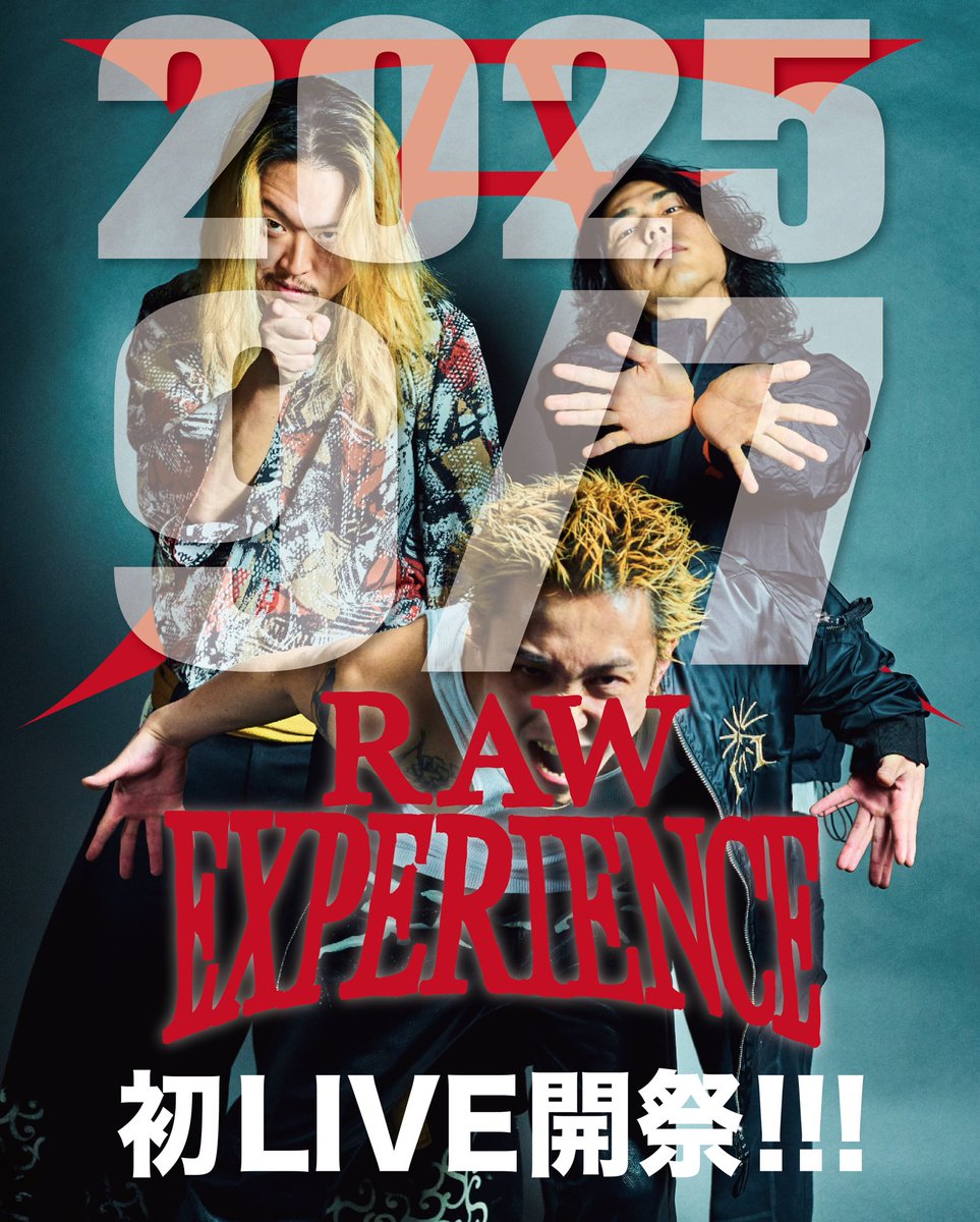 AUJU / Kanta Mori (@__auju__) on Twitter photo 2025.9.7
記念すべき初ライブ🌋
『RAW EXPERIENCE』
ライブで表現が完成するこのバンド。
飛んで踊って飲んで泣いて頭振って…
楽しみ方は無限。
是非生でご賞味ください⚡️
チケット予約スタートしてます!
詳細・予約はInstagramへGoooo📲 2025.9.7
記念すべき初ライブ🌋
『RAW EXPERIENCE』
ライブで表現が完成するこのバンド。
飛んで踊って飲んで泣いて頭振って…
楽しみ方は無限。
是非生でご賞味ください⚡️
チケット予約スタートしてます!
詳細・予約はInstagramへGoooo📲
