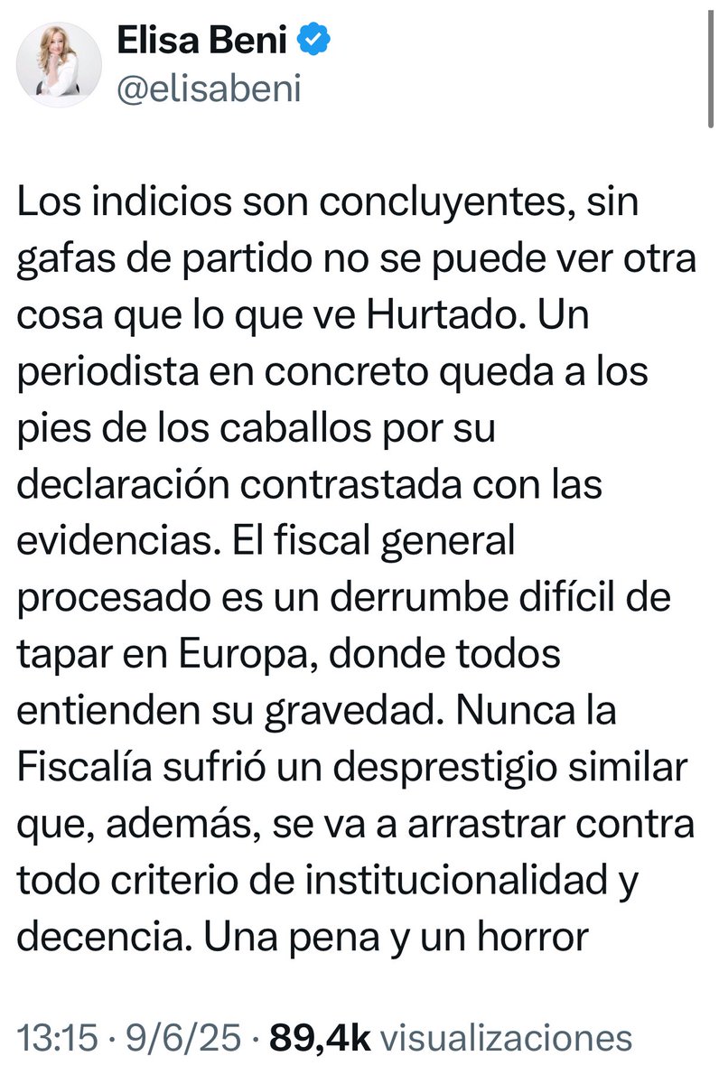 Cuando nombraron a Hurtado magistrado del Supremo, <a href="/elisabeni/">Elisa Beni</a> escribió un artículo calificándolo de soldado del PP y lo denigró como jurista “mediocre”. Hoy, por lo que sea, ya tal. ¡Las vueltas que da la vida!