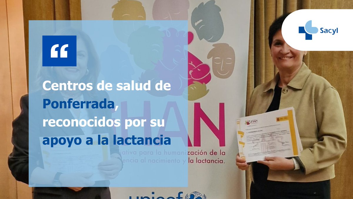 Salud JCYL (@salud_jcyl) on Twitter photo 🍼 Los 4 centros de salud de Ponferrada reciben un reconocimiento del <a href="/sanidadgob/">Ministerio de Sanidad</a> por su compromiso con la lactancia materna
saludcastillayleon.es/HBierzoPonferr…
#Sacyl #CastillaYLeón 🍼 Los 4 centros de salud de Ponferrada reciben un reconocimiento del <a href="/sanidadgob/">Ministerio de Sanidad</a> por su compromiso con la lactancia materna
saludcastillayleon.es/HBierzoPonferr…
#Sacyl #CastillaYLeón